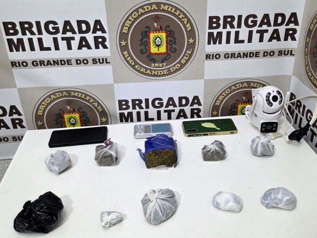 Dupla é presa por tráfico de drogas durante Operação Cerco Fechado em Serafina Corrêa