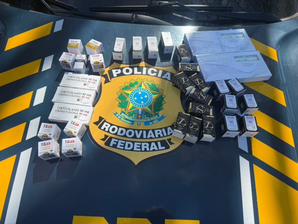 PRF prende dupla com anabolizantes e medicamentos de origem estrangeira em Bento Gonçalves