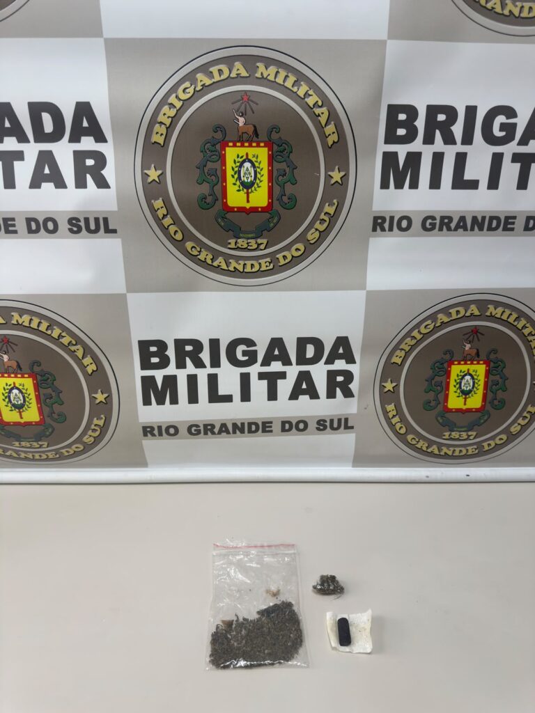 Brigada Militar apreende adolescente com porções de maconha em Marau