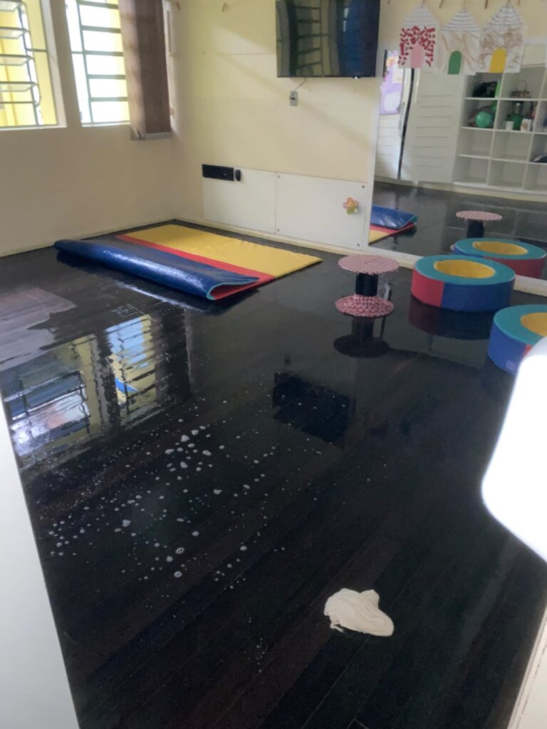 EMEI Criança Feliz cancela aulas devido aos estragos causados pelas chuvas
