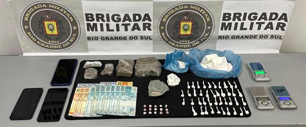 Dois homens são presos por tráfico de drogas em Nova Bassano